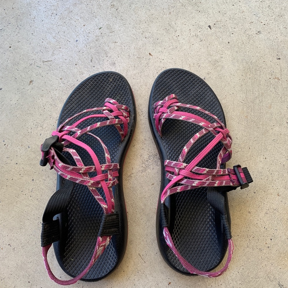 Pink chacos